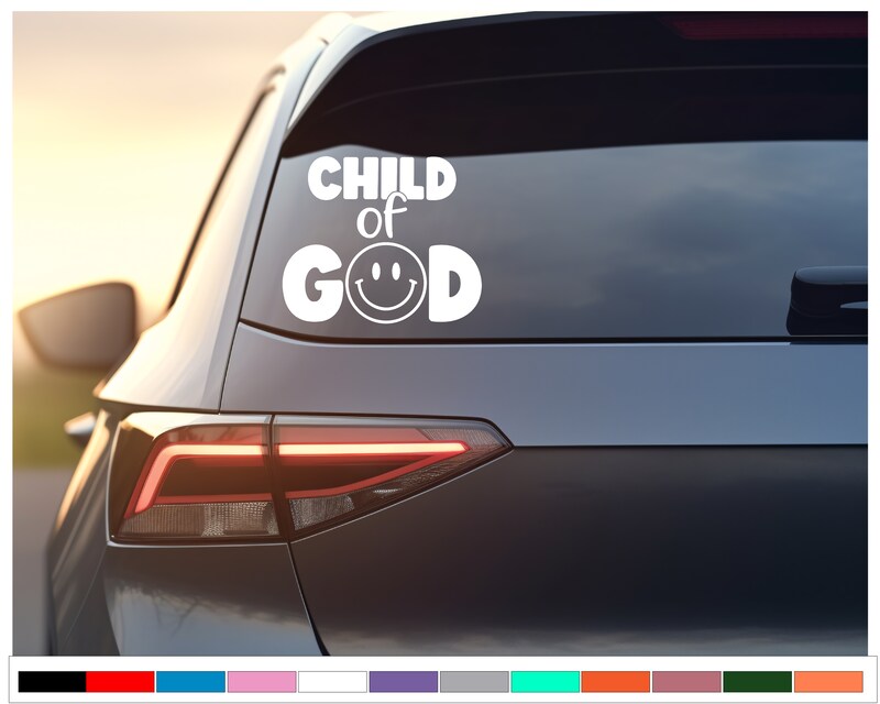Child of God Christian Decal | Christian Gift | Religious Decal | Gift for Her | Decal for Car | Christian Decal | Window Decal | Mirror